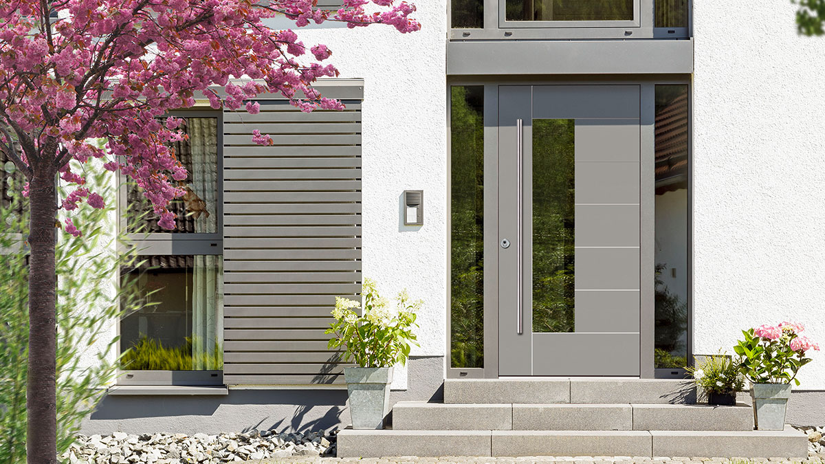 Aluminium-Holz-Haustüren von KNEER GmbH